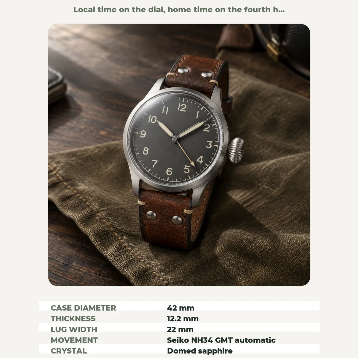 LORNEMONT Skyward GMT 42 - Image 6