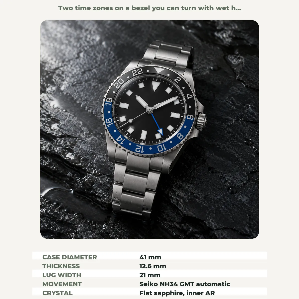 LORNEMONT Tidal GMT 41 - Image 6